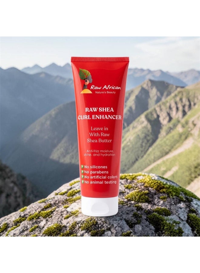 Raw African  Raw Shea Curl Enhancer Leave In 250 MG (Packaging may vary)