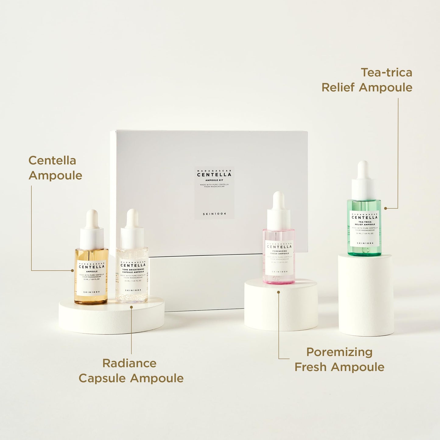 SKIN1004 Madagascar Centella Ampoules Set 4pcs 30ml