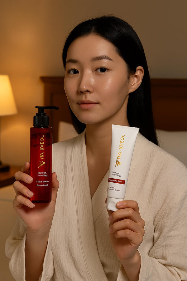Vita-Kyeol Bright Clear Set \u2013 Gentle Cleanser + Brightening Cream | Advanced YouriPure Technology 2-Step Skincare Routine for Clear, Bright, Even-Toned, Luminous, Radiant Skin
