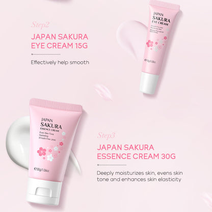 مجموعة هولدس المكونة من 3 قطع لتقديم الهدايا Ritual Of Sakura، العناية بالبشرة للفتيات المراهقات، عناية لطيفة وغير مهيجة للوجه، هدايا لأعياد الميلاد والكريسماس