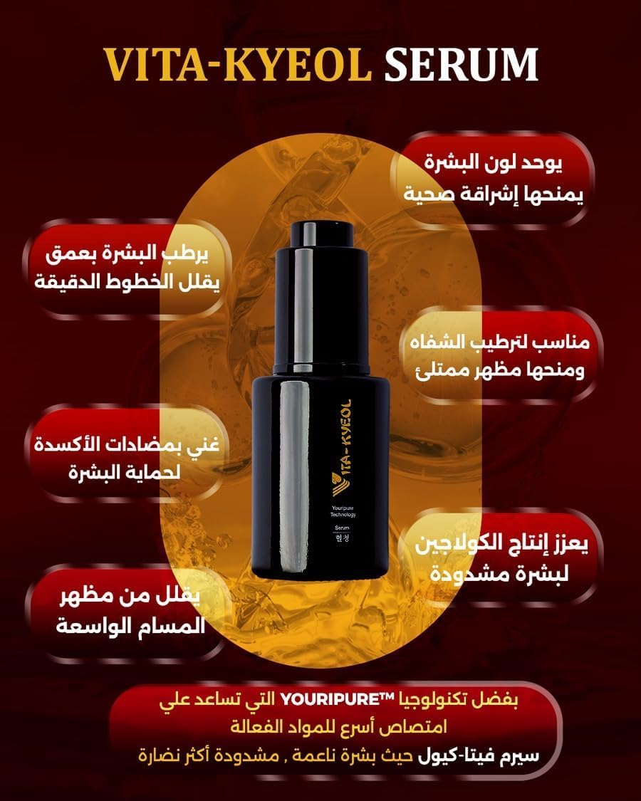 Vita-Kyeol Hydra Glow Set \u2013 Cleanser + Serum | Gentle Balancing Cleanser + Active Renewal Serum | Radiance, Texture &amp; Hydration Routine Powered by YouriPure Technology by Vitali Cosmetics Skincare Kit
