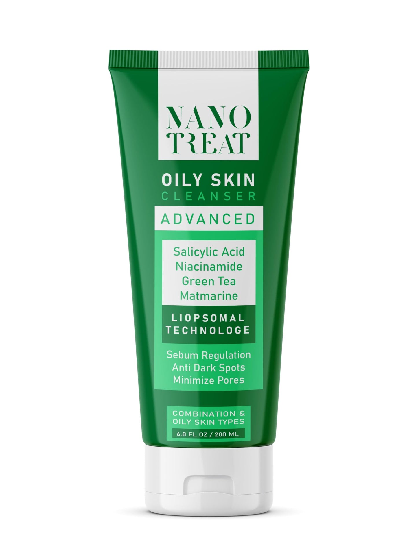 NanoTreat Salicylic Acid &amp; Niacinamide Daily Gentle Cleanser 200ml