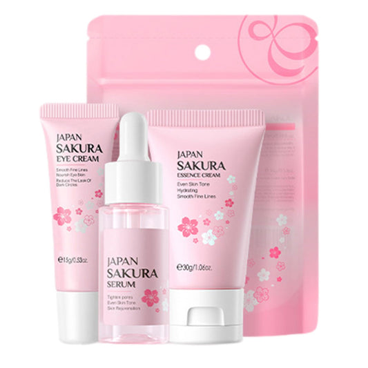 Holdes 3-Piece Gift Set The Ritual Of Sakura, Skin Care For Teenage Girls, Mild And Non-Irritating Facial Care, Gifts For Birthdays, Christmas