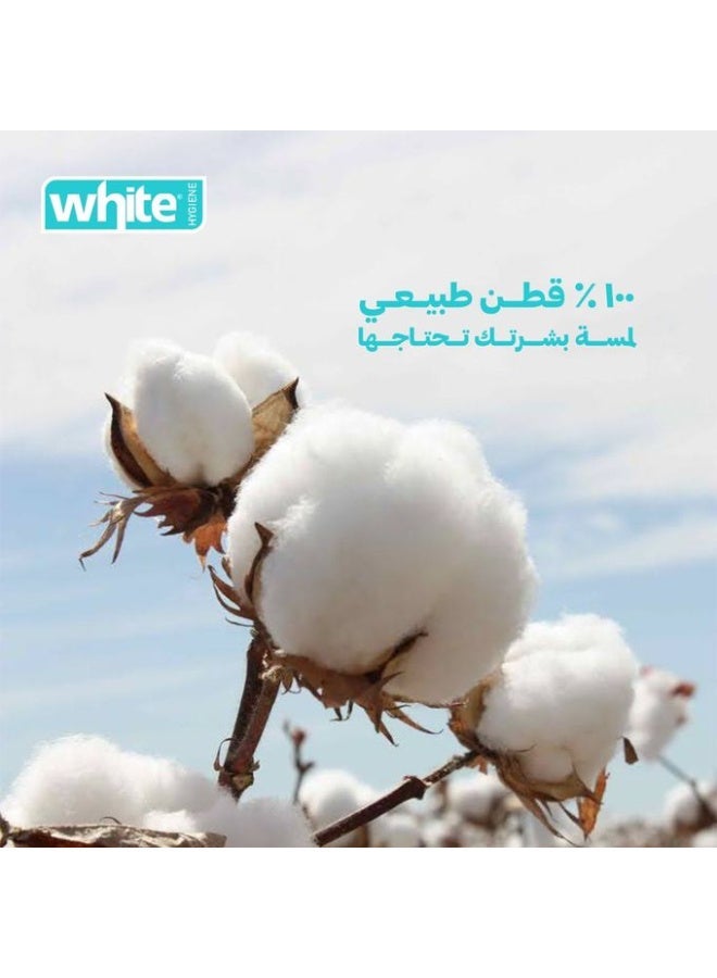 فوط مزيل مكياج قطن 80 قطعه دائريه