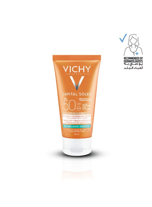 Capital Soleil Dry Touch Anti Shine Sunscreen for Combination to Oily Skin SPF50 50ml
