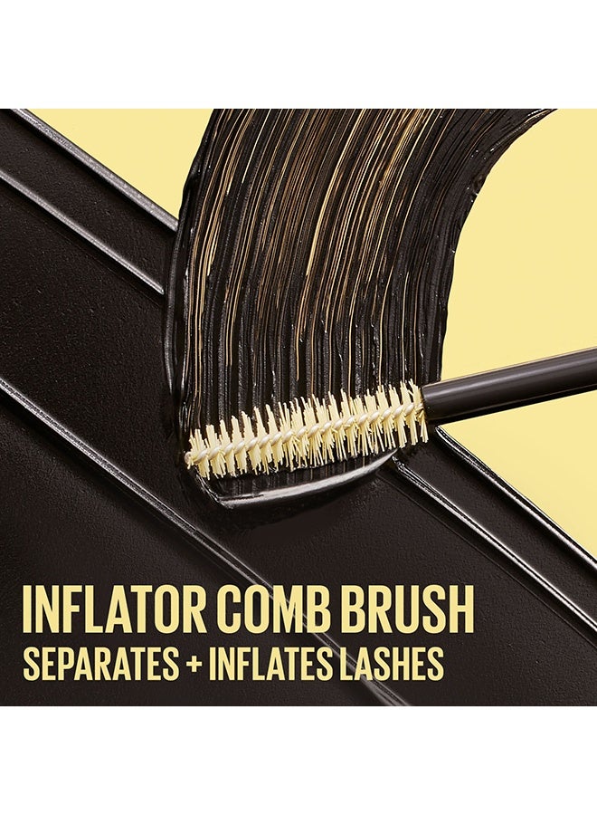 Maybelline New York Colossal Bubble Longwear Mascara, Buildable Inflated Volume, Blackest Black