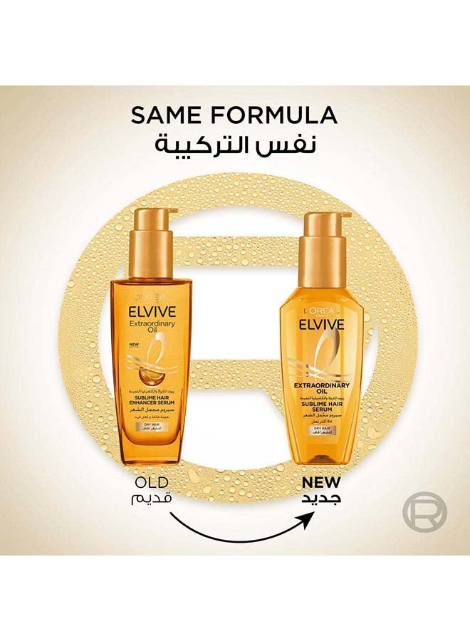 Elvive Extraordinary Sublime Hair Oil Serum Clear 100ml