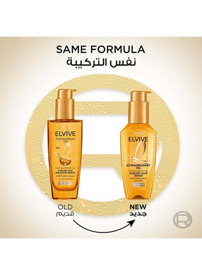 Elvive Extraordinary Sublime Hair Oil Serum Clear 100ml