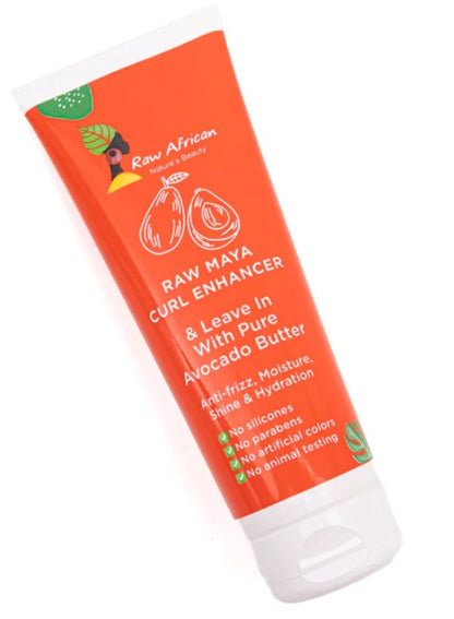 Maya Curl Enhancer Leave-In Cream - (250g) | Avocado & Jojoba Oil | Frizz Control for Low Porosity Hair