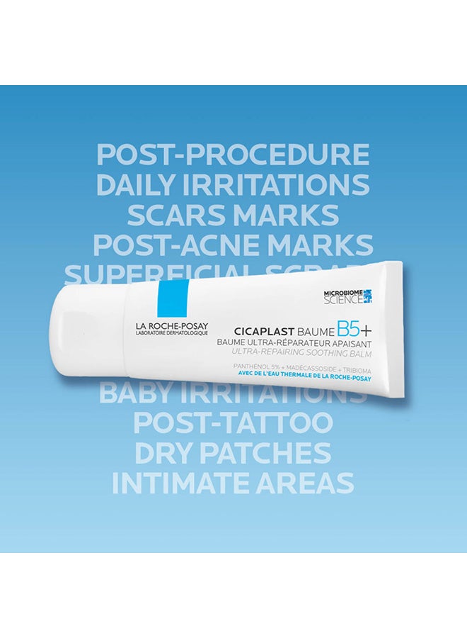 Cicaplast Baume B5+ Ultra Repairing Multi-Purpose Moisturizer Soothing and Reapairing Balm; For Dry, Damanged, Irritiated and Sensitive Skin for Whole Family, including Babies 100ML