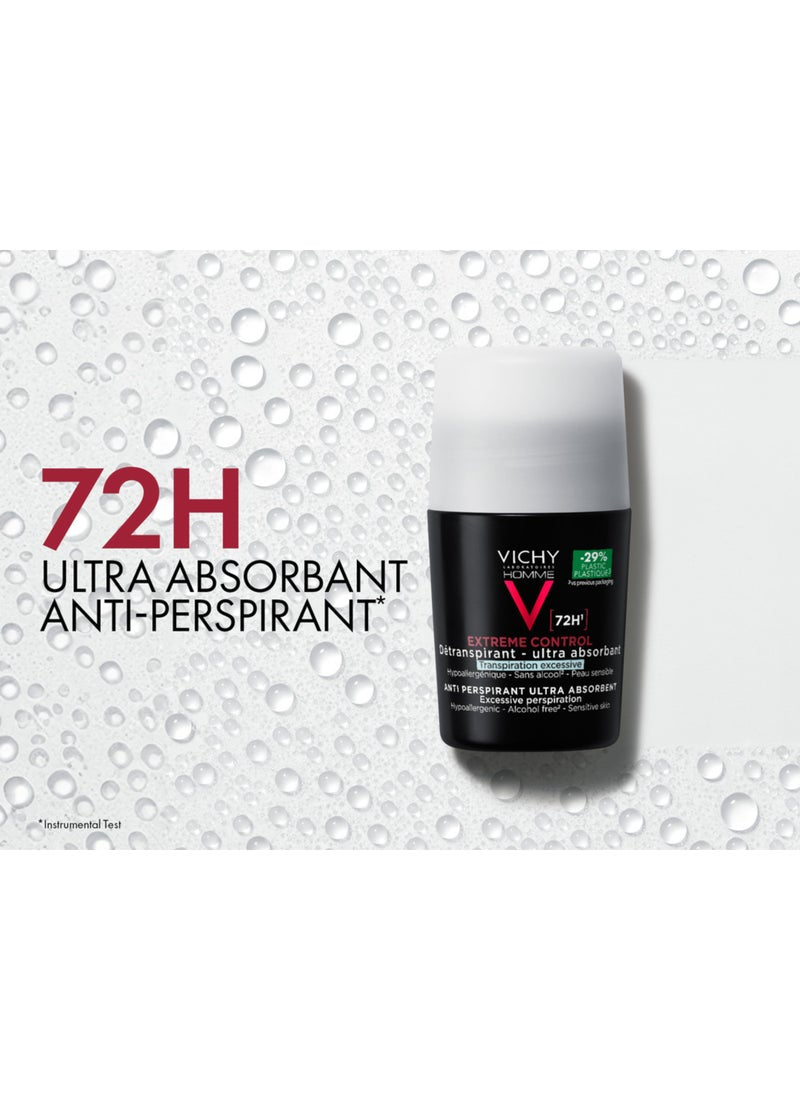 Homme 72H Anti Transpirant Controle Extreme Black 50ml
