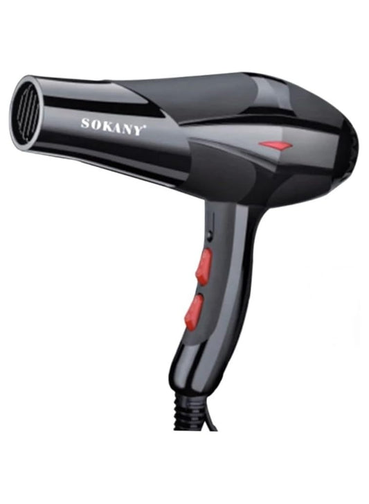 مجفف شعر سوكاني 2300 واط، موتور حار بارد سرعتين، أسود HS-3618