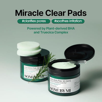 SOMEBYMI AHA, BHA, PHA 30 Days Miracle Truecica Clear Pad 70pads