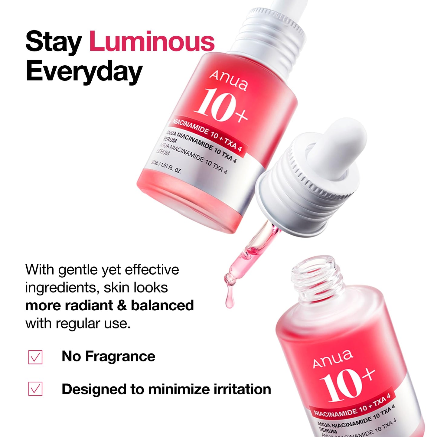 Anua Niacinamide 10% and TXA 4% Dark Spot Correcting Serum 30 ml