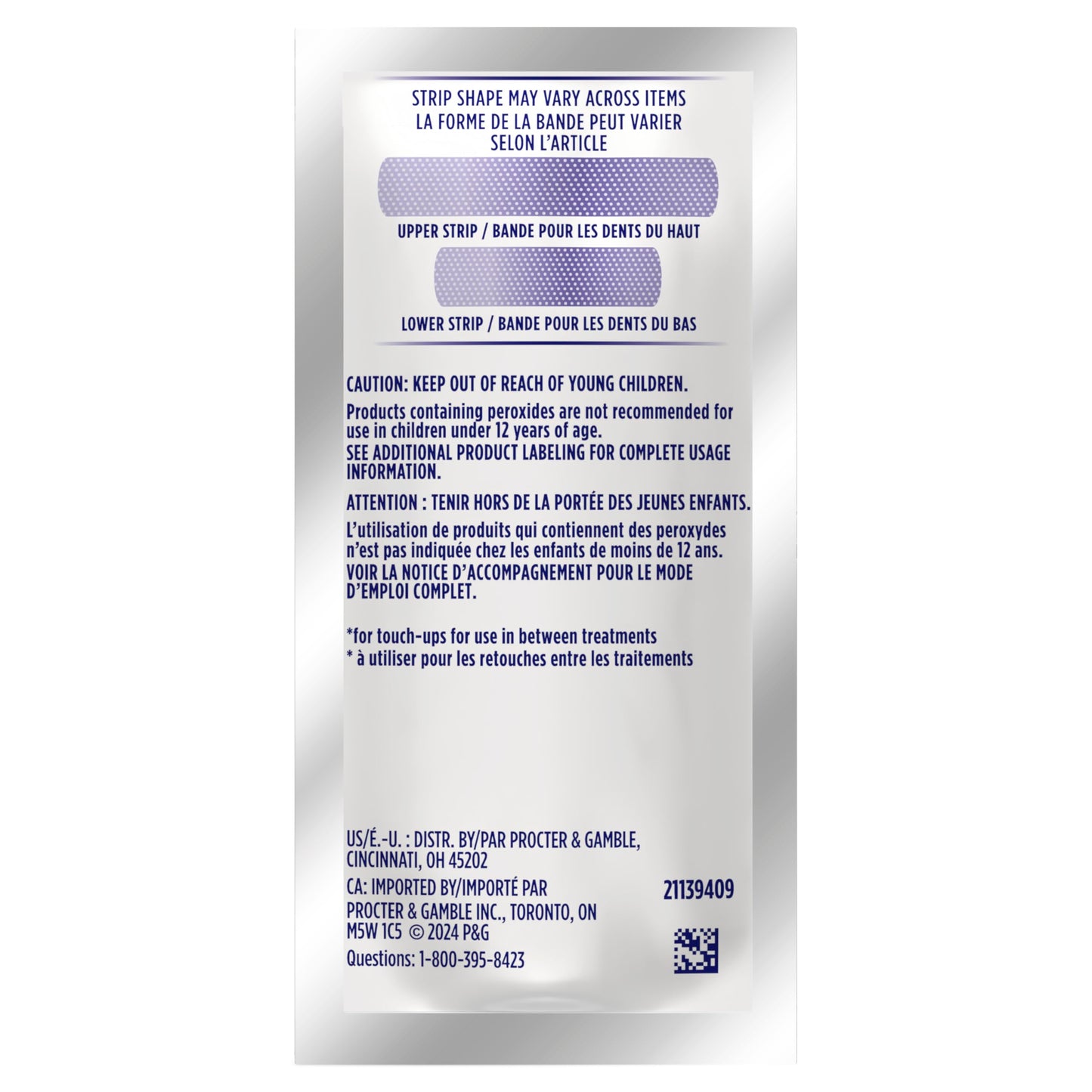 Crest Teeth Whitening Strips, Crest 3D Whitestrips Professional Effects, Enamel Safe Teeth Whitening Kit, 22 Treatments (44 Strips), Professional-Level Whitening, 19 Levels Whiter