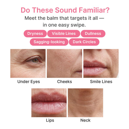 medicube PDRN Pink Collagen Volume Multi Balm Stick | Volufiline, PDRN, NAD, Collagen | Face &amp; Body Balm for Under-Eyes, Neck, Forehead, Smile Lines, Lips | Plumping, Radiance, Line Care | K-Beauty
