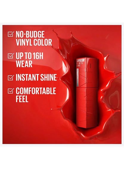 Super Stay Vinyl Ink Longwear Transfer Proof Liquid Matte Lipstick 35 Cheeky