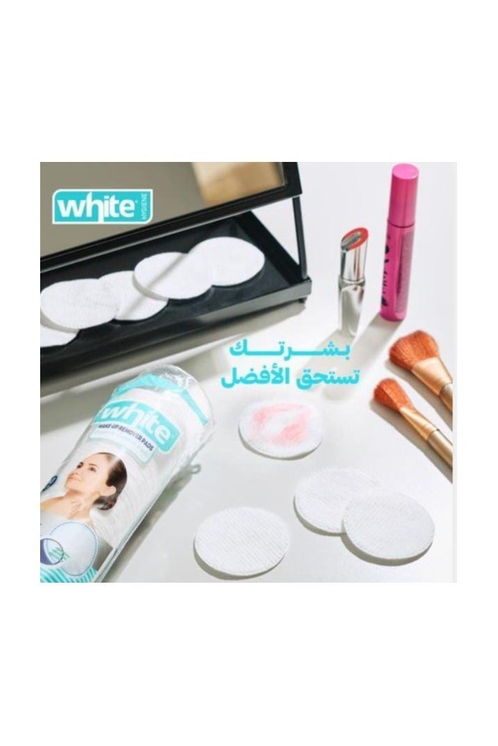 فوط مزيل مكياج قطن 80 قطعه دائريه