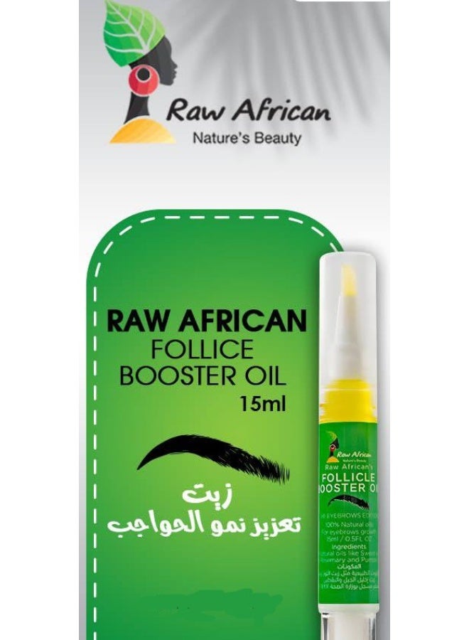 Raw African Eyebrows Follicle Booster Oil -15 Ml (Packaging may vary)