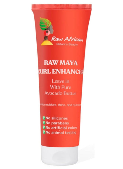 Maya Curl Enhancer Leave-In Cream - (250g) | Avocado & Jojoba Oil | Frizz Control for Low Porosity Hair