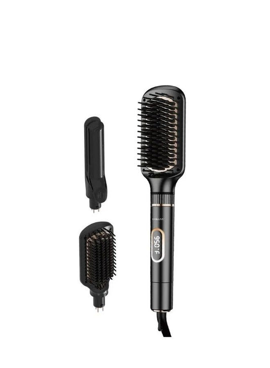 فرشاة شعر ومشط متكاملان SK-15044 وفرشاة فرد الشعر 2 في 1