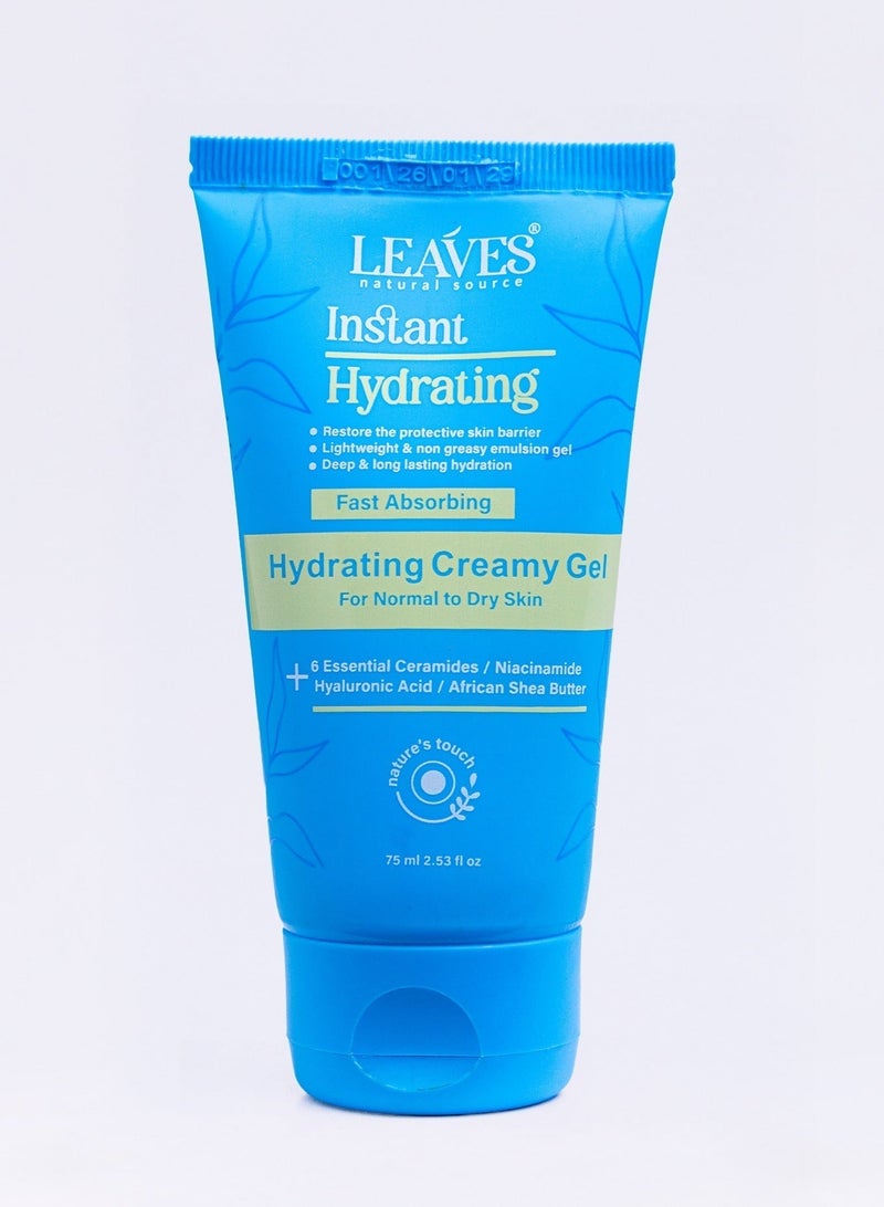 LEAVES Instant Hydrating – Fast Absorbing Hydrating Creamy Gel 75ml