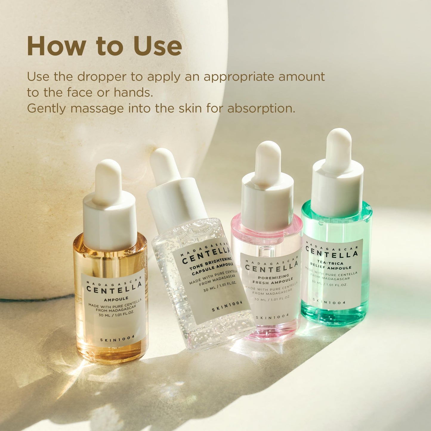 SKIN1004 Madagascar Centella Ampoules Set 4pcs 30ml
