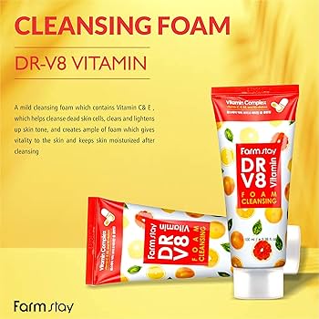 FARMSTAY Dr-V8 Vitamin Foam Cleansing 100ml