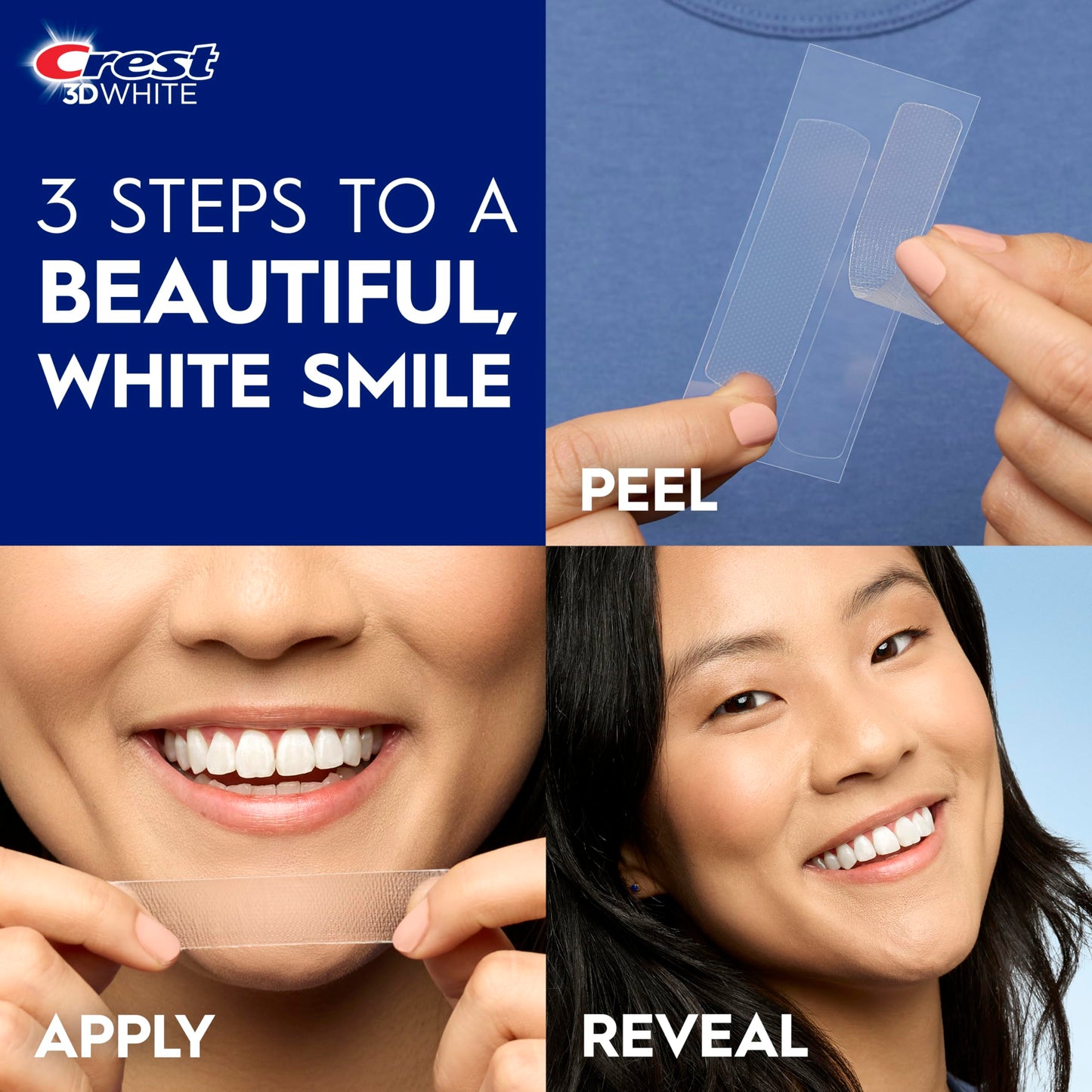 Crest Teeth Whitening Strips, Crest 3D Whitestrips Professional Effects, Enamel Safe Teeth Whitening Kit, 22 Treatments (44 Strips), Professional-Level Whitening, 19 Levels Whiter