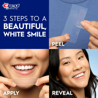 Crest Teeth Whitening Strips, Crest 3D Whitestrips Professional Effects, Enamel Safe Teeth Whitening Kit, 22 Treatments (44 Strips), Professional-Level Whitening, 19 Levels Whiter