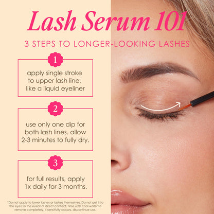 Grande Cosmetics GrandeLASH-MD Lash Enhancing Serum - Peptide &amp; Vitamin Infused Formula for Longer, Thicker, Fuller Looking Lashes - Ophthalmologist Tested, Cruelty-Free, 3 Month Supply (2mL)