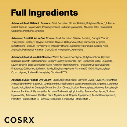 COSRX All About Snail Kit