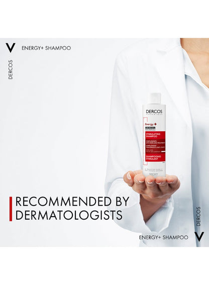 Dercos Energy + Stimulating and Anti Hair Loss Shampoo with Aminexil 200ml