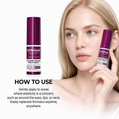Dr.Melaxin Collagen Multi Balm Stick, Calcium &amp; Adenosine Korean Wrinkle Stick for Eye, Neck &amp; Face, Firming Collagen Stick, Under Eye Balm for Dark Circles &amp; Depuffing, Korean Skin Care, 0.31 oz