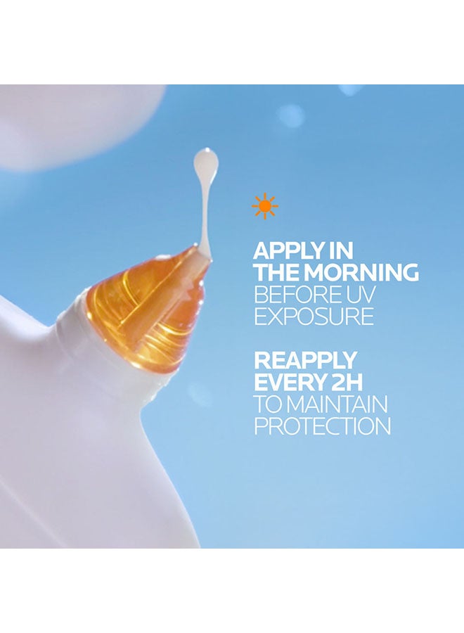 Anthelios UVAir Sunscreen Serum SPF 50+ with Niacinamide; Daily Facial Sunblock for Men/Women; Light as Air Texture with Invisible Finish for All Skin Types 50ML