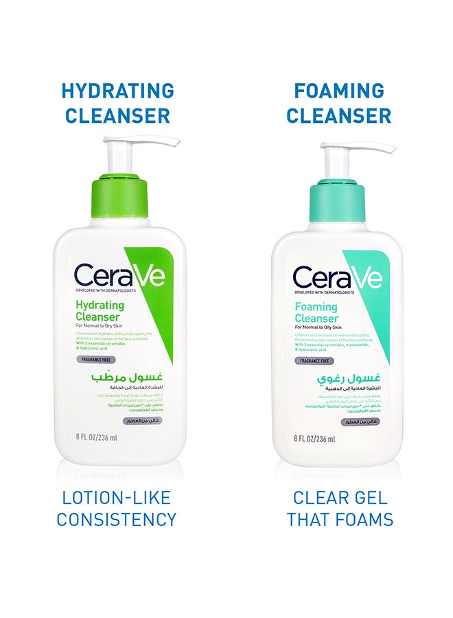 Hydrating Cleanser For Normal To Dry Skin With Hyaluronic Acid 236ml