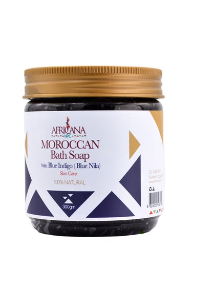 Moroccan bath soap  with indigo 300gm
