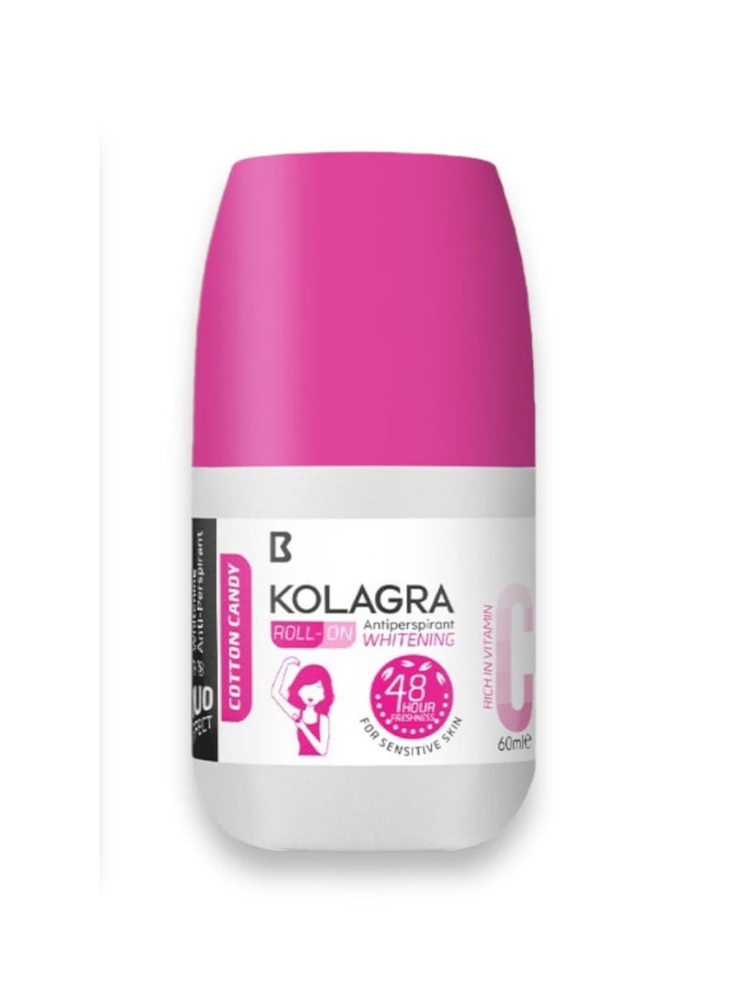 Kolagra whitening Roll on 2*1 promopack 1+1 Cotton Candy