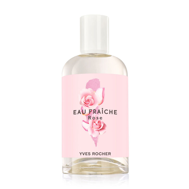 YVES ROCHER EAU FRAICHE ROSE 100ML BOTTLE
