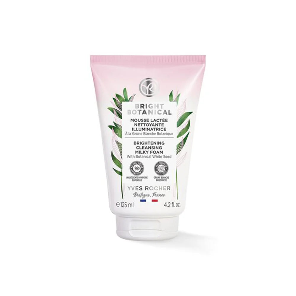 YVES ROCHER BRIGHTENING CLEANSING MILKY FOAM 125ML
