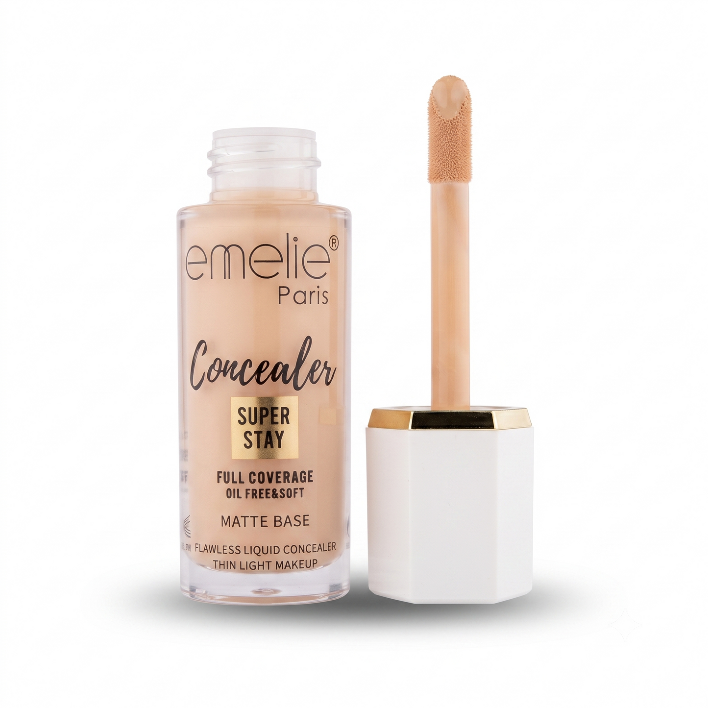One PC Flawless Liquid Concealer Full Coverage Oil Free&Soft Matte Base