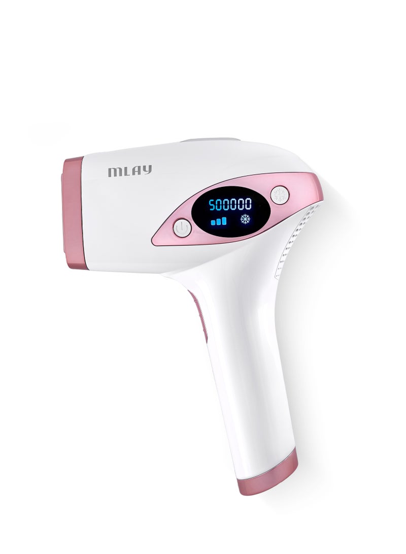 MLAY T4 IPL Hair removal - With Ice cooling touch - Rose Gold