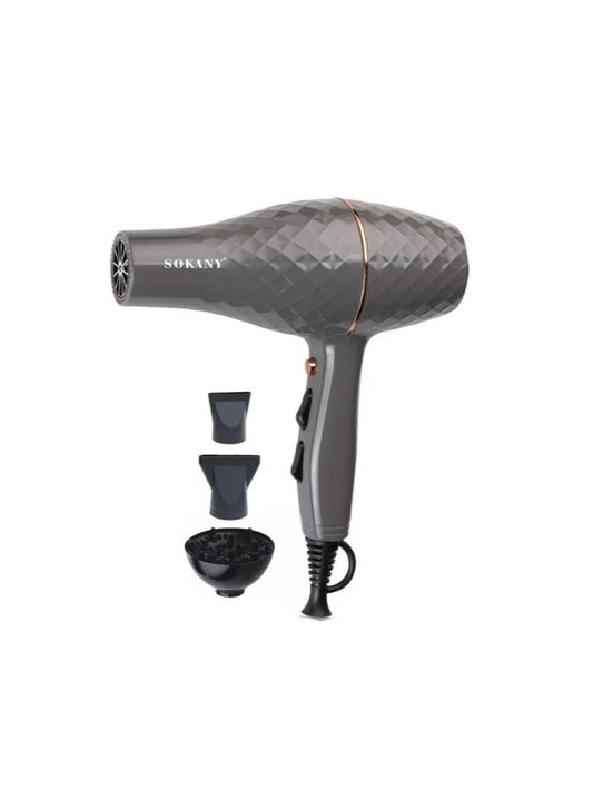 مجفف شعر احترافي SK-2224 مع 3 ملحقات - 3300 واط