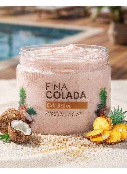 Raw African Pina Colada Exfoliator Body Scrub 200 Gm (Packaging may vary)