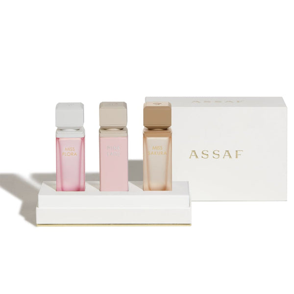 طقم عطر نسائي آصاف (3 × 25 مل)