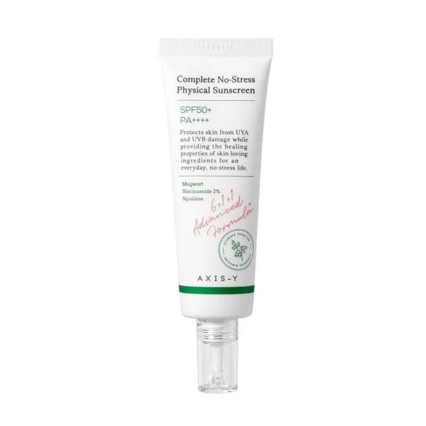 واقي الشمس الفيزيائي AXIS-Y الكامل الخالي من الإجهاد V3 بعامل حماية SPF50+