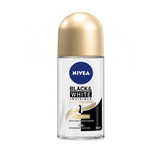 Nivea Black & White Invisible Antiperspirant Roll-On For Women 50ml
