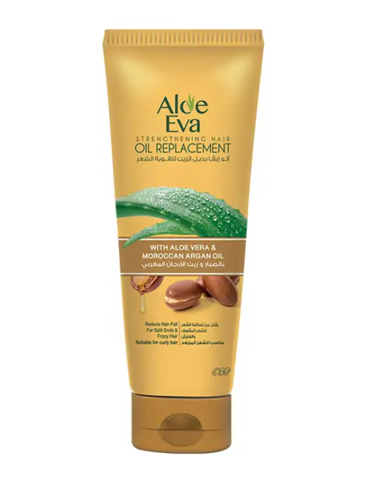 Aloe Eva Strengthening Hair OIL REPLACEMENT With Aloe Vera & Moroccan Argan Oil 250 ML