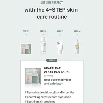 Anua Heartleaf Soothing Trial Kit - 4-STEP Daily Routine