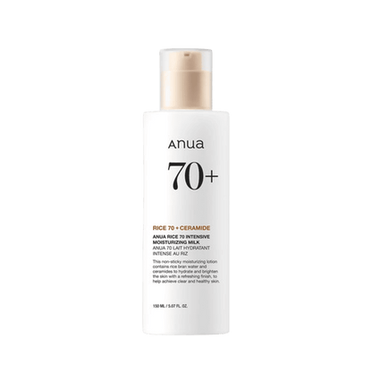 Anua Rice 70+ Intensive Moisturizing Milk - 150ml